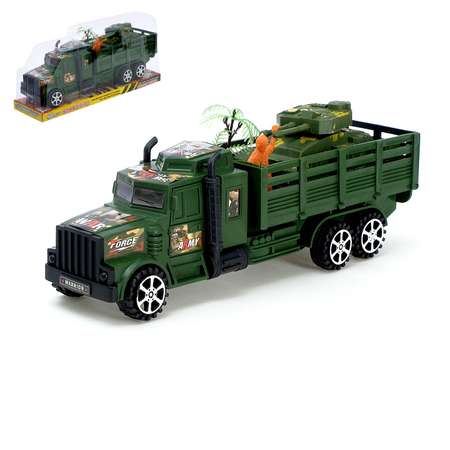Машина инерационная Sima-Land Военная с танком и солдатиком