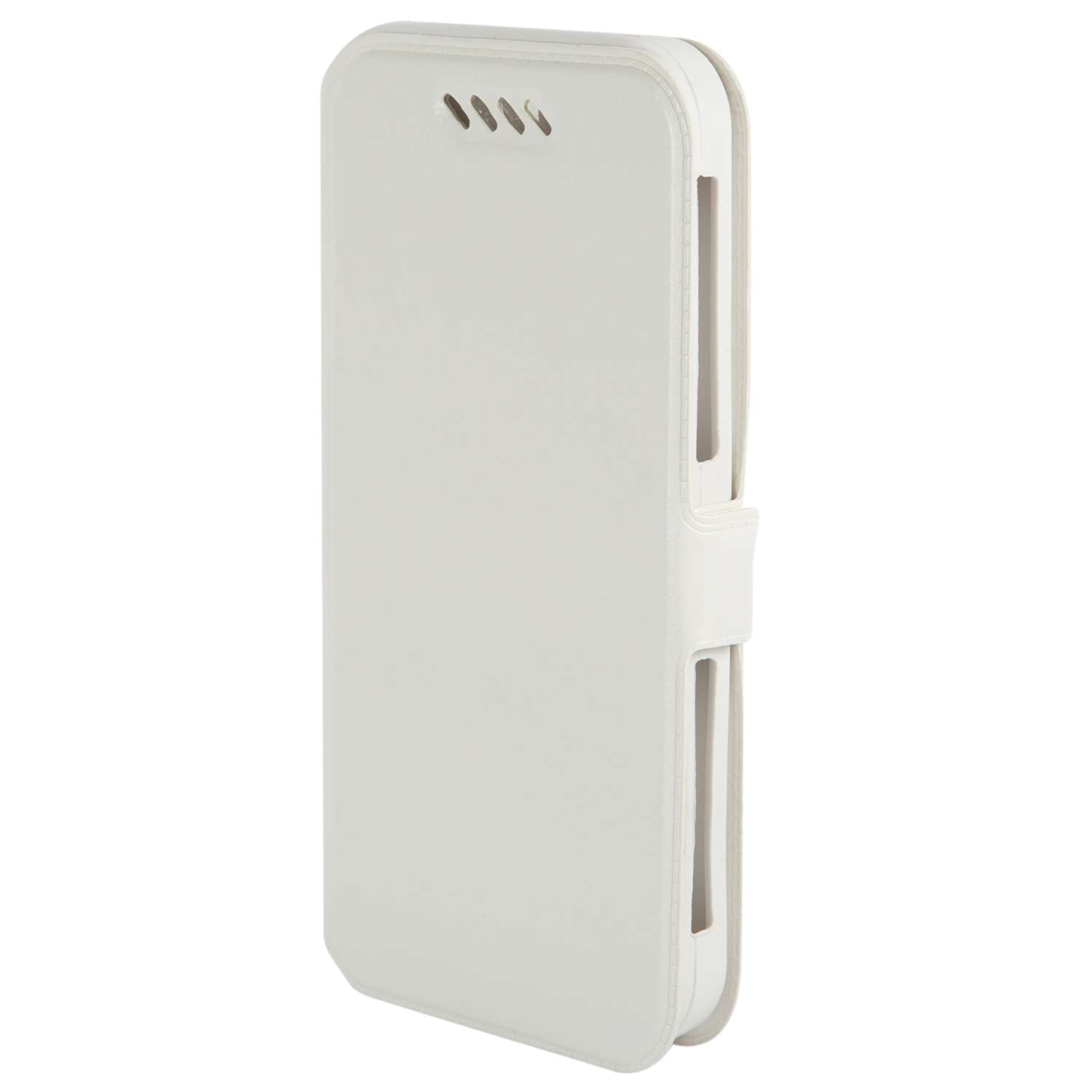 Чехол универсальный iBox Universal Slide для телефонов 4.2-5 дюймов белый - фото 1