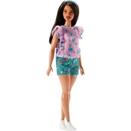 Кукла Barbie Игра с модой Цветочные выкрутасы FJF43