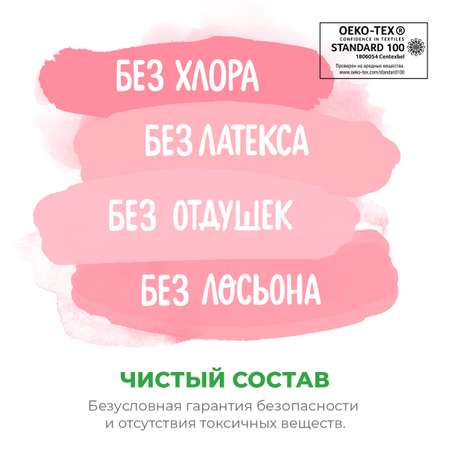 Подгузники SYNERGETIC Pure Nature от 3 до 6 кг размер 2 Mini ультратонкие 50 шт