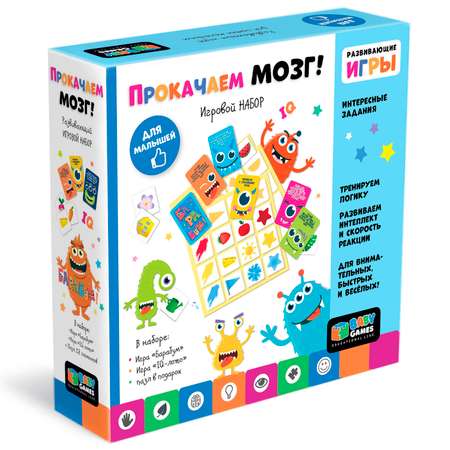 Набор игровой ORIGAMI Baby Games Барабум IQ лото Прокачаем мозг 08151