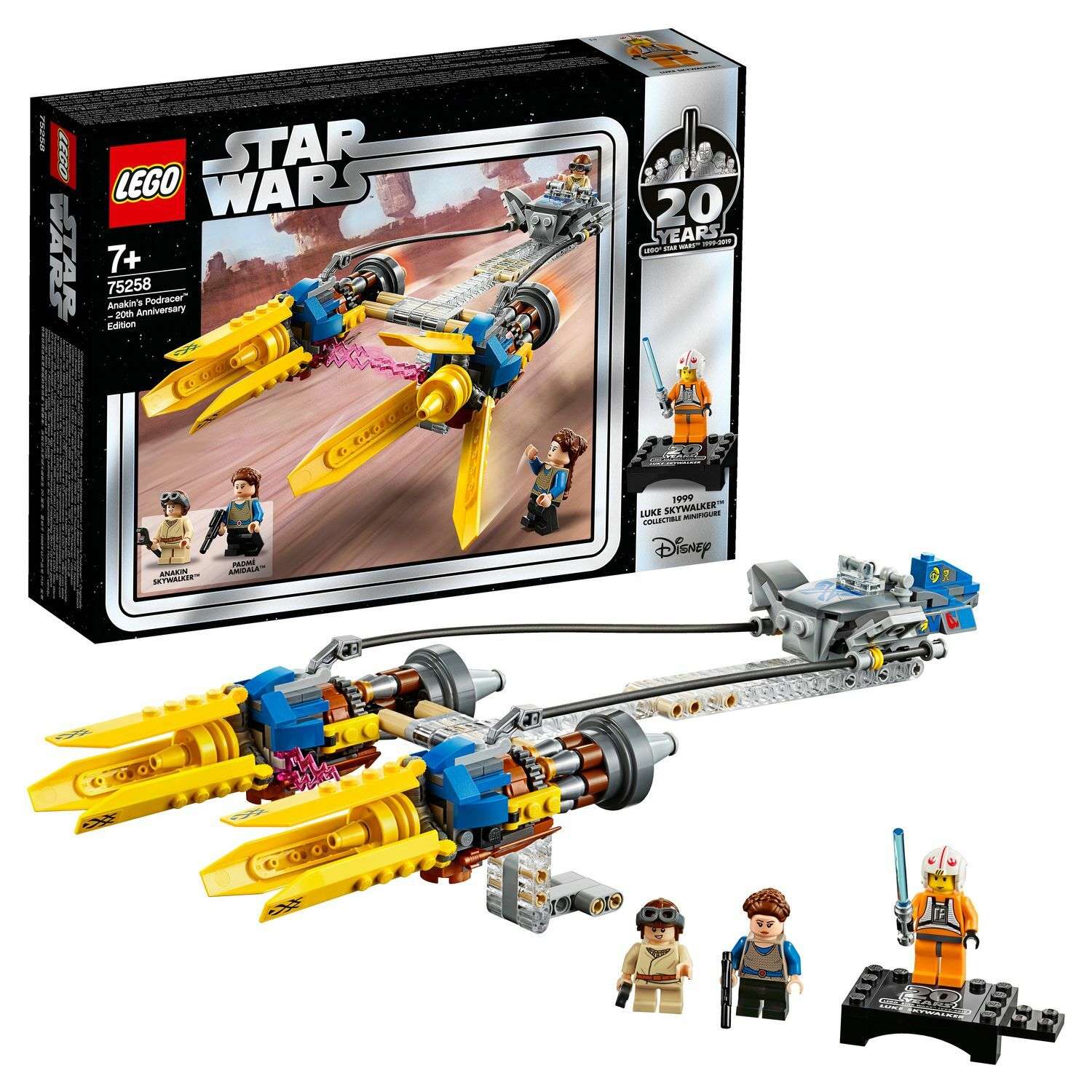 Конструктор LEGO Star Wars Гоночный под Энакина выпуск к 20-летнему юбилею 75258 - фото 1