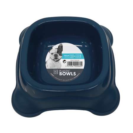 Миска для животных M-Pets 775мл Темно-синий 10502599