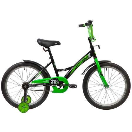 Велосипед 20STRIKE NOVATRACK черный-зелёный