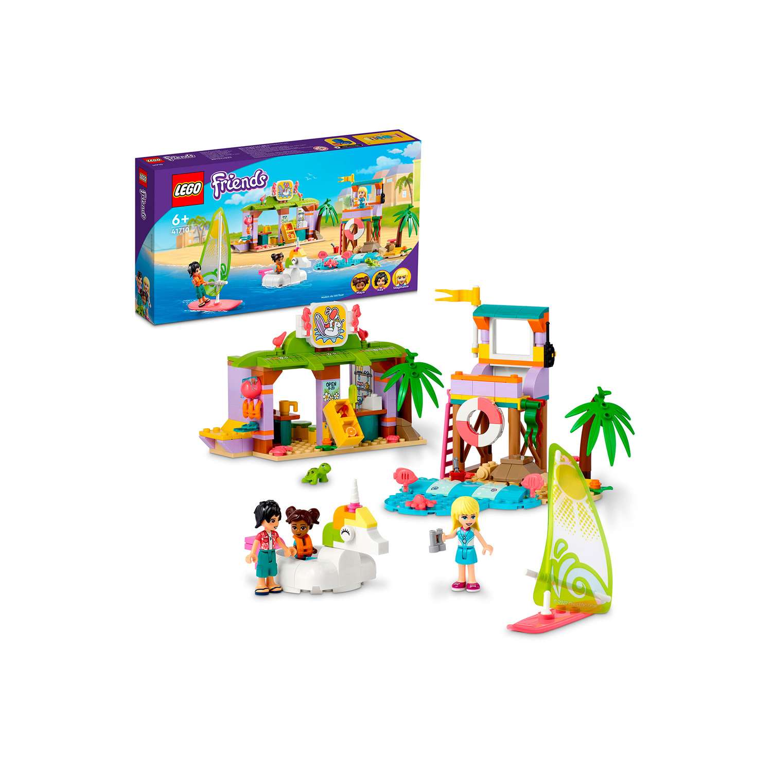 Конструктор детский LEGO Friends Развлечения на пляже 41710 - фото 1