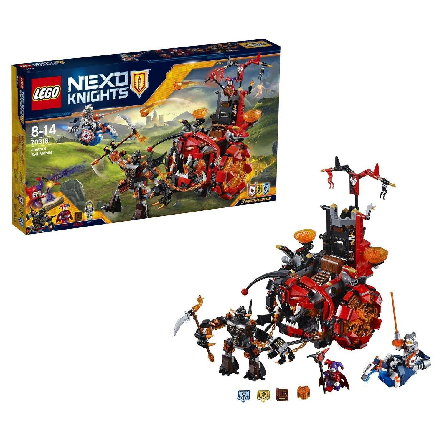 Конструктор LEGO Nexo Knights Джестро-мобиль (70316) - фото 1