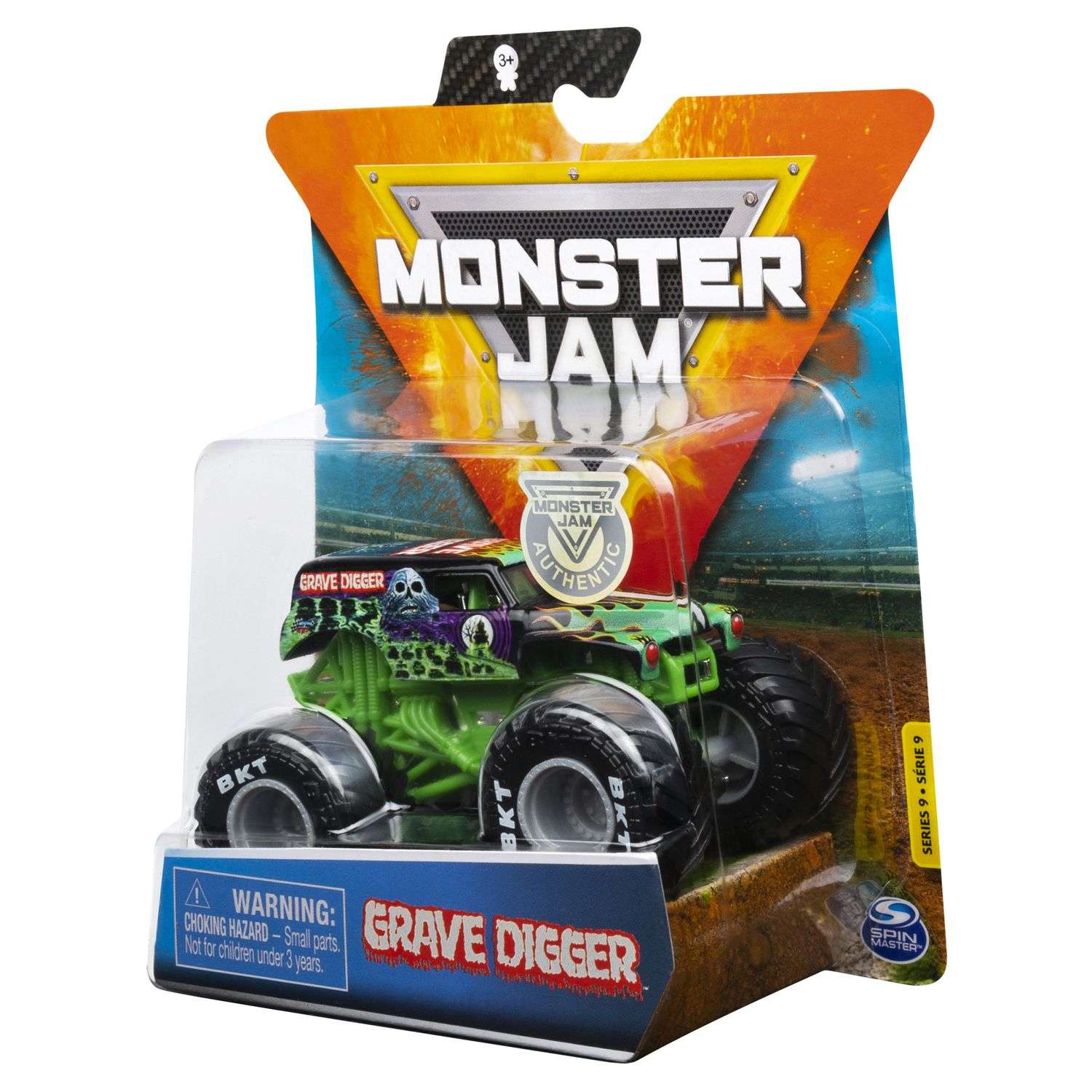 Машинка Monster Jam 1:64 Graver Digger 6044941/20120655 6044941 - фото 3