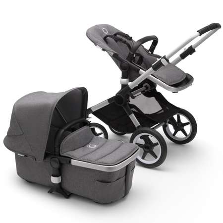 Коляска 2в1 Bugaboo Fox2 Complete Alu Grey Melange-Grey Melange