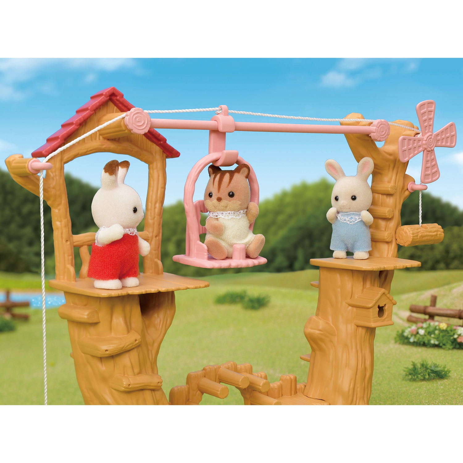 Набор Sylvanian Families Детская канатная дорога 5452 - фото 8