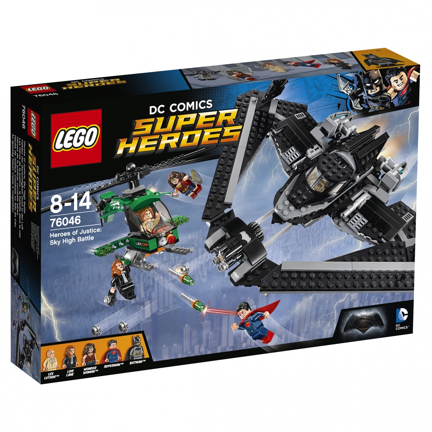 Конструктор LEGO Super Heroes Поединок в небе (76046) купить по цене 3999 ₽  в интернет-магазине Детский мир