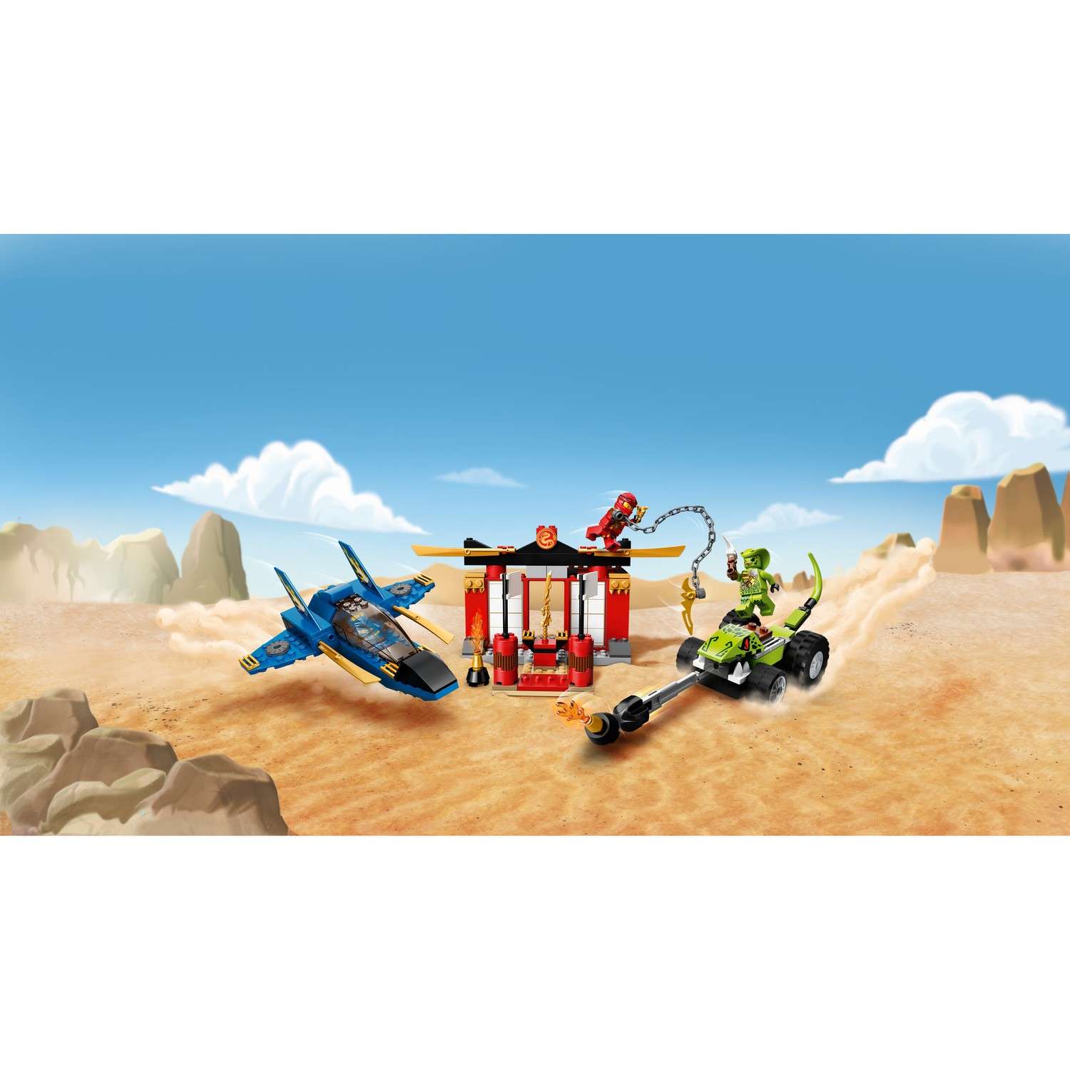 Конструктор LEGO Ninjago Бой на штормовом истребителе 71703 - фото 10