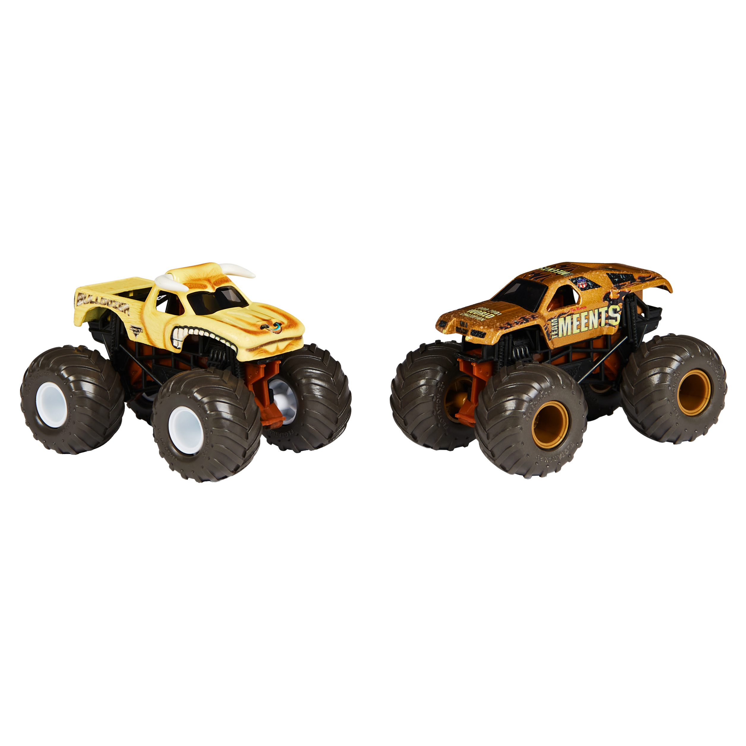 Внедорожник Monster Jam BulldozerVTeamMeents 1:64 6044943 - фото 1