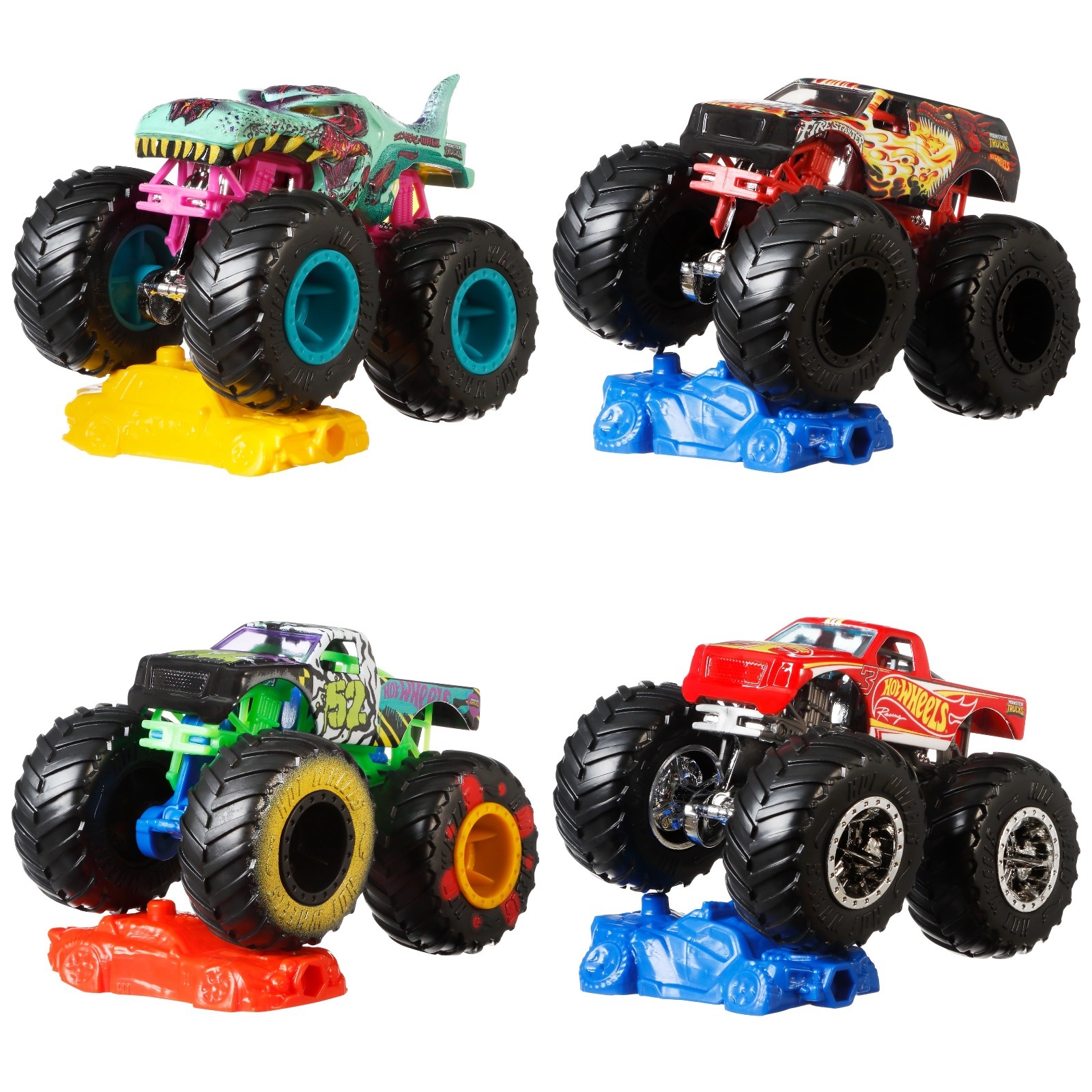 Машинка Hot Wheels Monster Trucks в ассортименте FYJ44 купить по цене 999 ₽  в интернет-магазине Детский мир