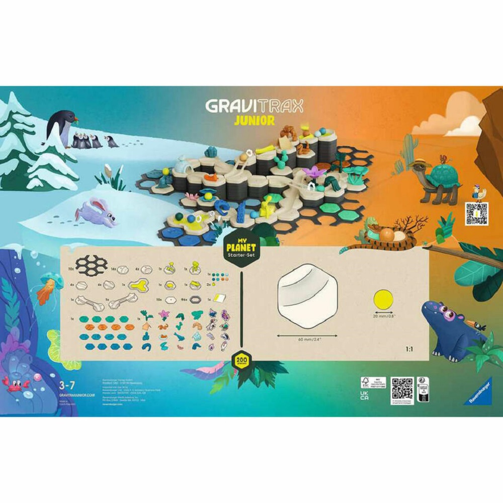 Конструктор RAVENSBURGER GraviTrax Junior стартовый набор XXL планета