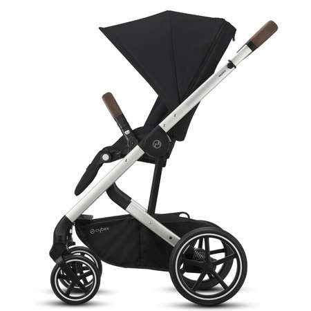 Коляска Cybex Balios S Lux SLV с дождевиком Deep Black