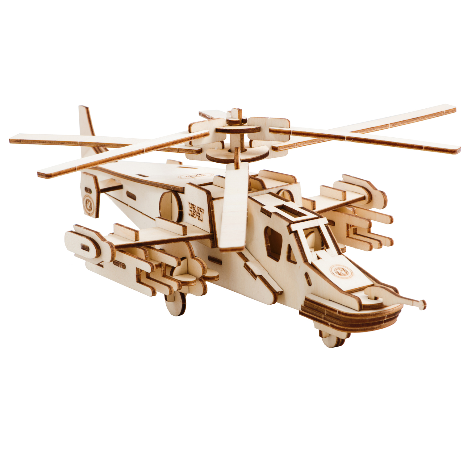 Сборная модель Чудо-Дерево Вертолёт Черная Акула P099 - фото 1