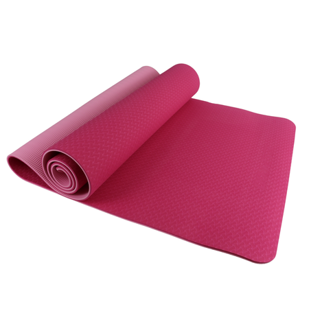 Коврик для йоги и фитнеса Espado TPE 173x61x0.6 см розовый ES9033