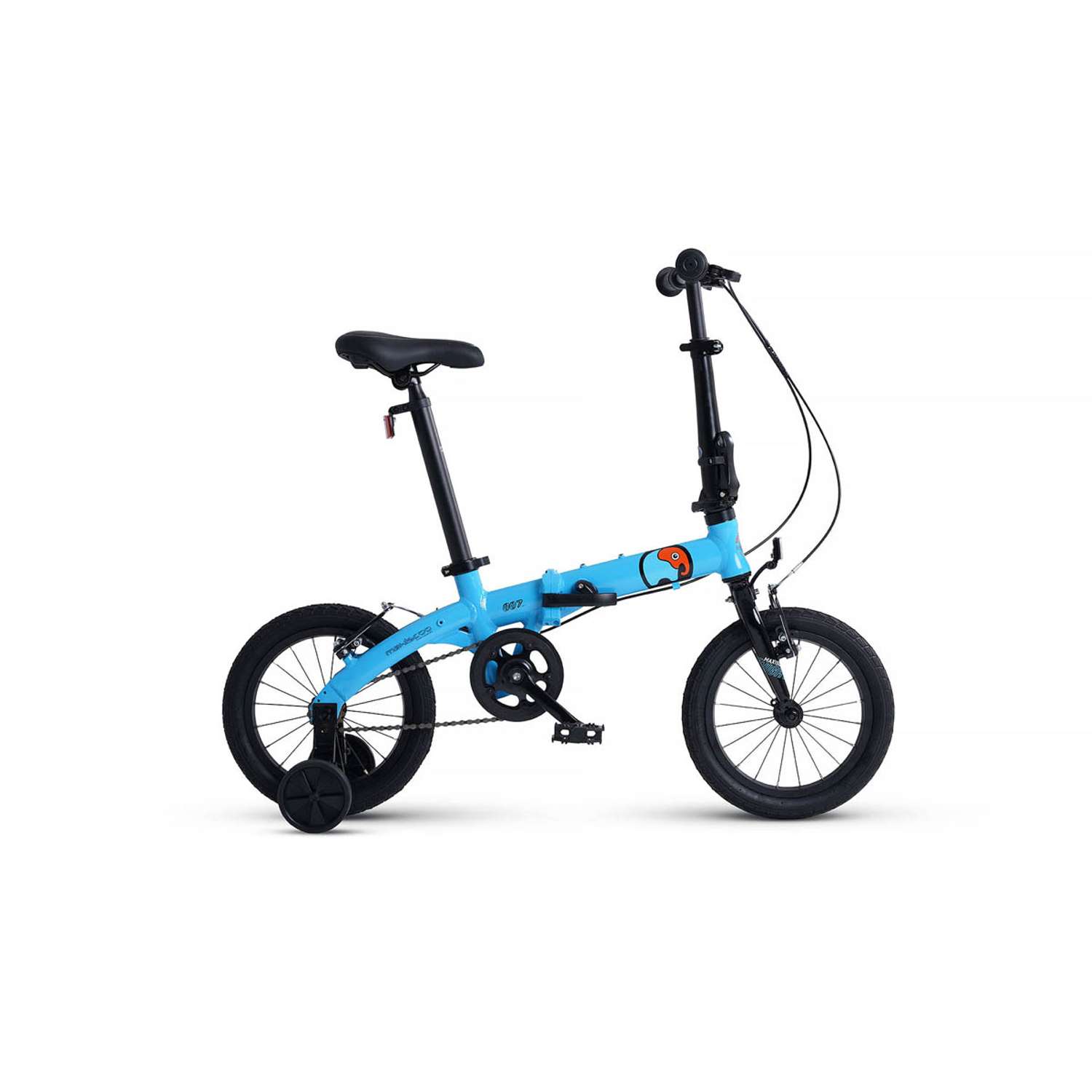 Велосипед Детский Складной Maxiscoo S007 стандарт 14 синий - фото 1