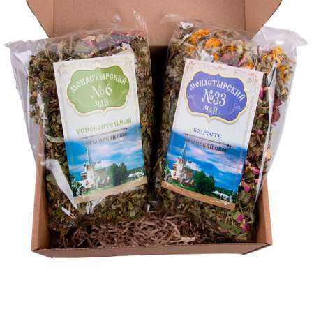 Подарочный набор Монастырские травы Чай успокоительный и бодрость