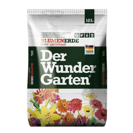 Грунт PETER PEAT Der Wunder Garten цветочный 10л