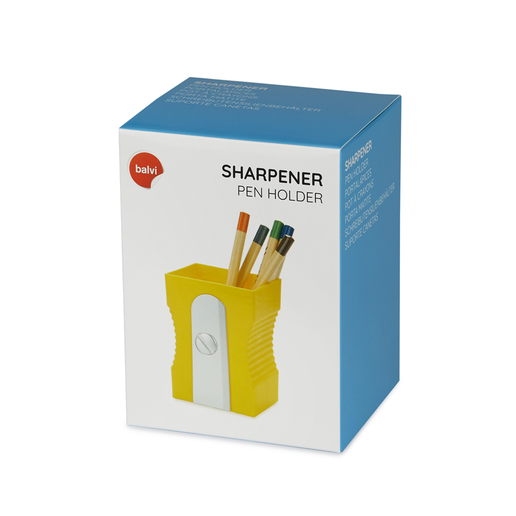 Подставка Balvi Sharpener желтая - фото 4