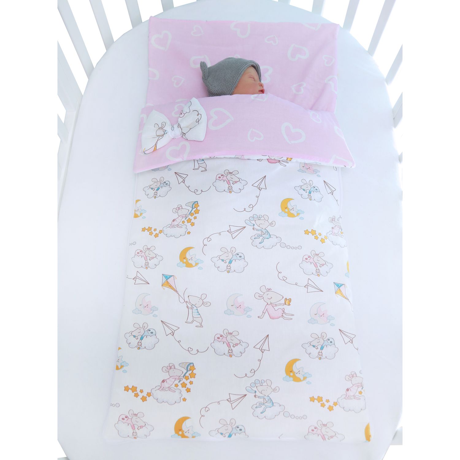 Одеяло-спальный мешок Amarobaby Magic Sleep Мышата в облаках AMARO-32MS-MvO - фото 5