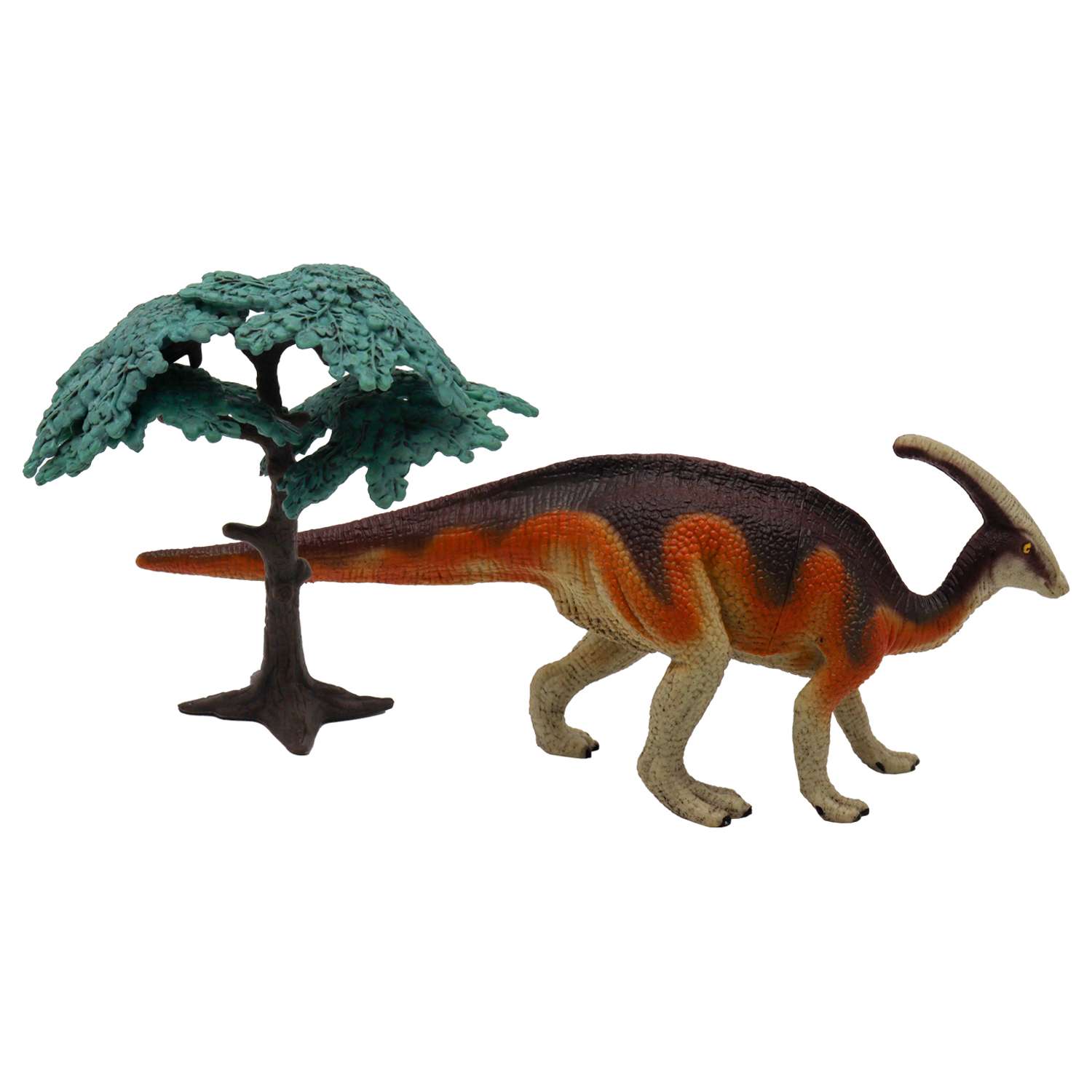 Фигурка Funky Toys Динозавр Паразауролоф Оранжевый FT2204110 - фото 1