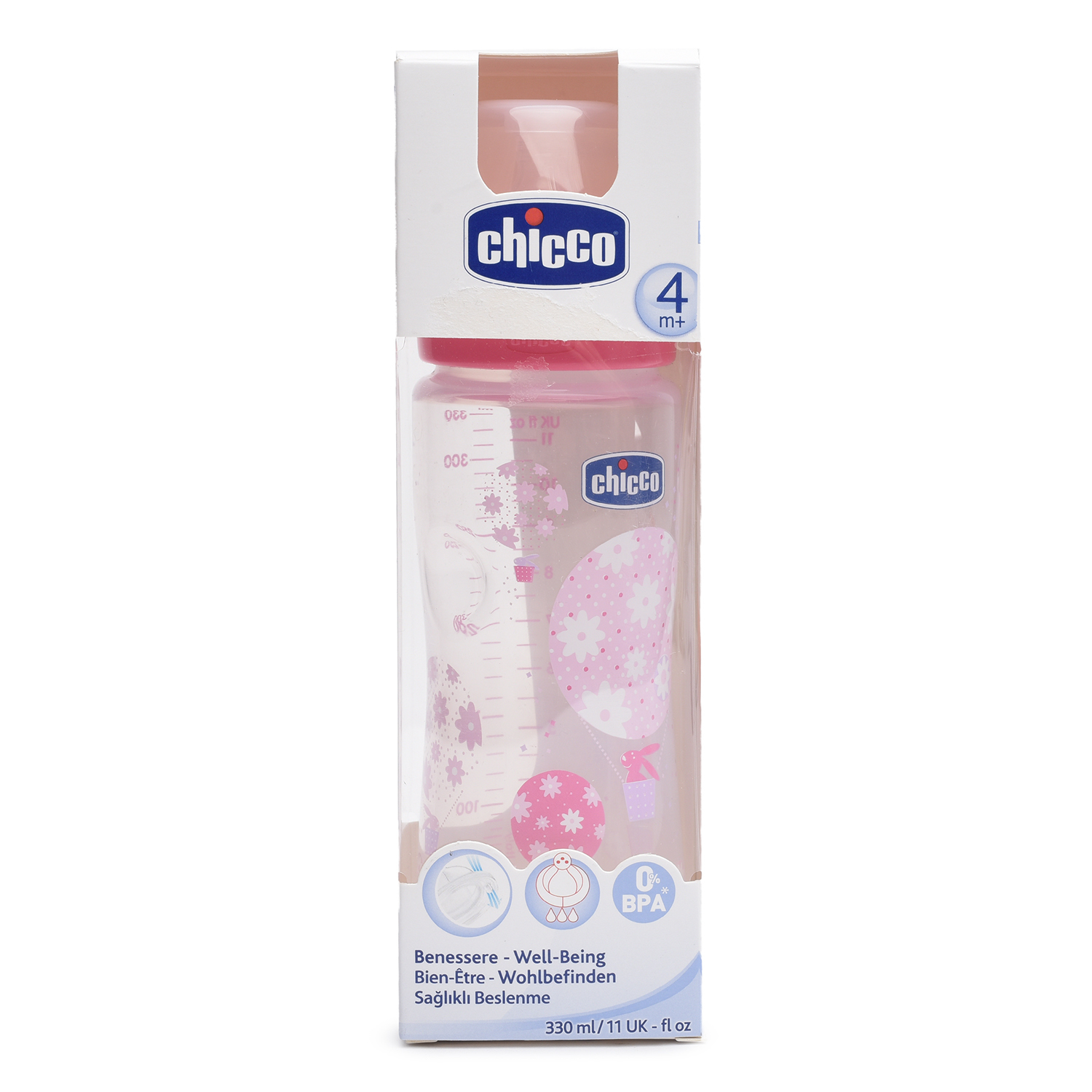 Бутылочка Chicco 330 мл Girl WB (70735100000) - фото 3