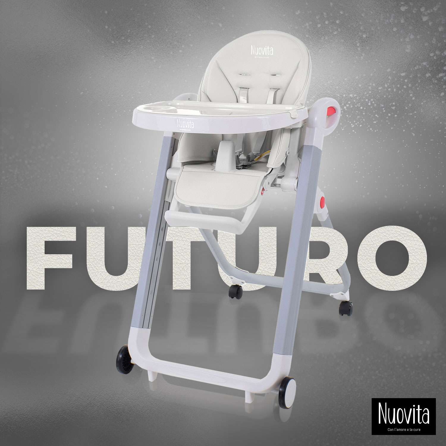 Стульчик для кормления Nuovita Futuro Bianco Bianco - фото 2