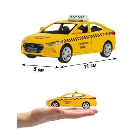 Машина такси HOFFMANN 1:40 Hyundai Elantra металлическая инерционная