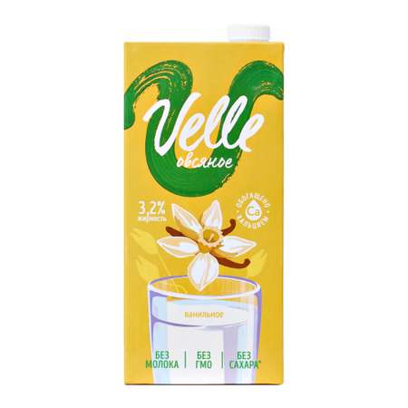 Растительное молоко Velle Ванильное 1 л