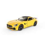 Автомобиль Welly Mercedes Benz Amg GT R 1:24 без механизмов желтый