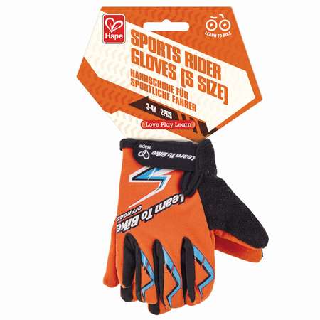 Перчатки HAPE детские спортивные оранжевые с черным