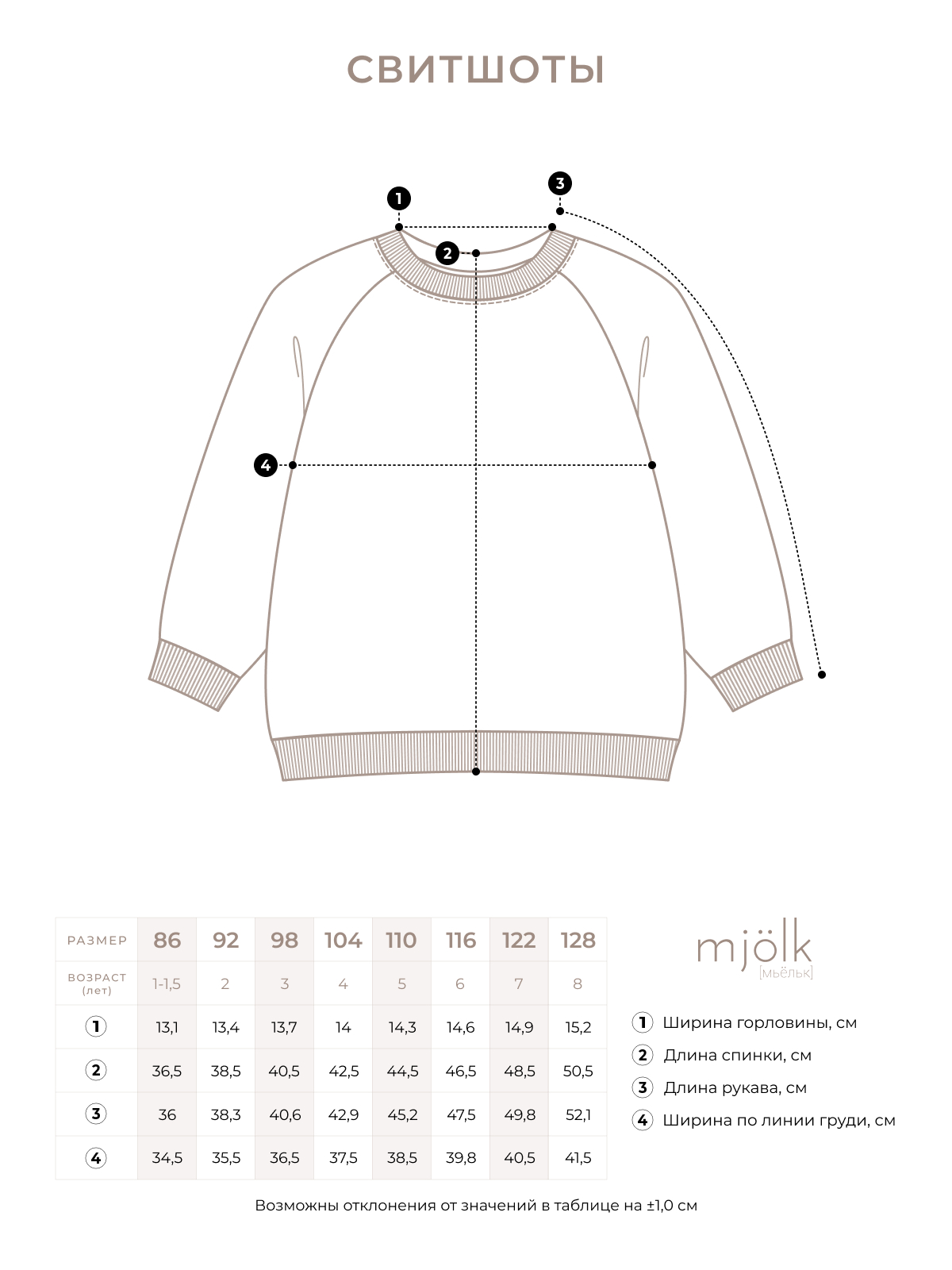 Свитшот Mjolk 2886170 - фото 3