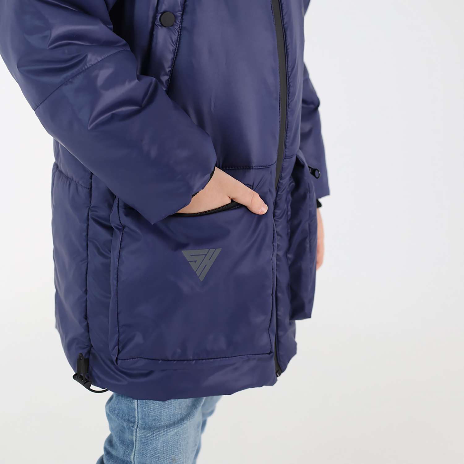 Куртка Sherysheff Куртка В21134 Темно-синий - фото 12