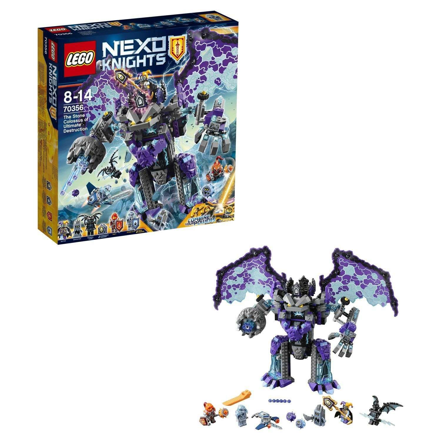 Lego nexo knights colossus of clearance ultimate destruction