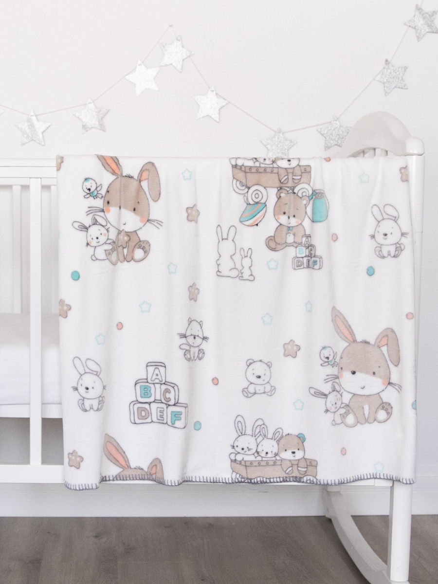 Плед плюшевый Baby Nice Micro flannel 100х118 - фото 1