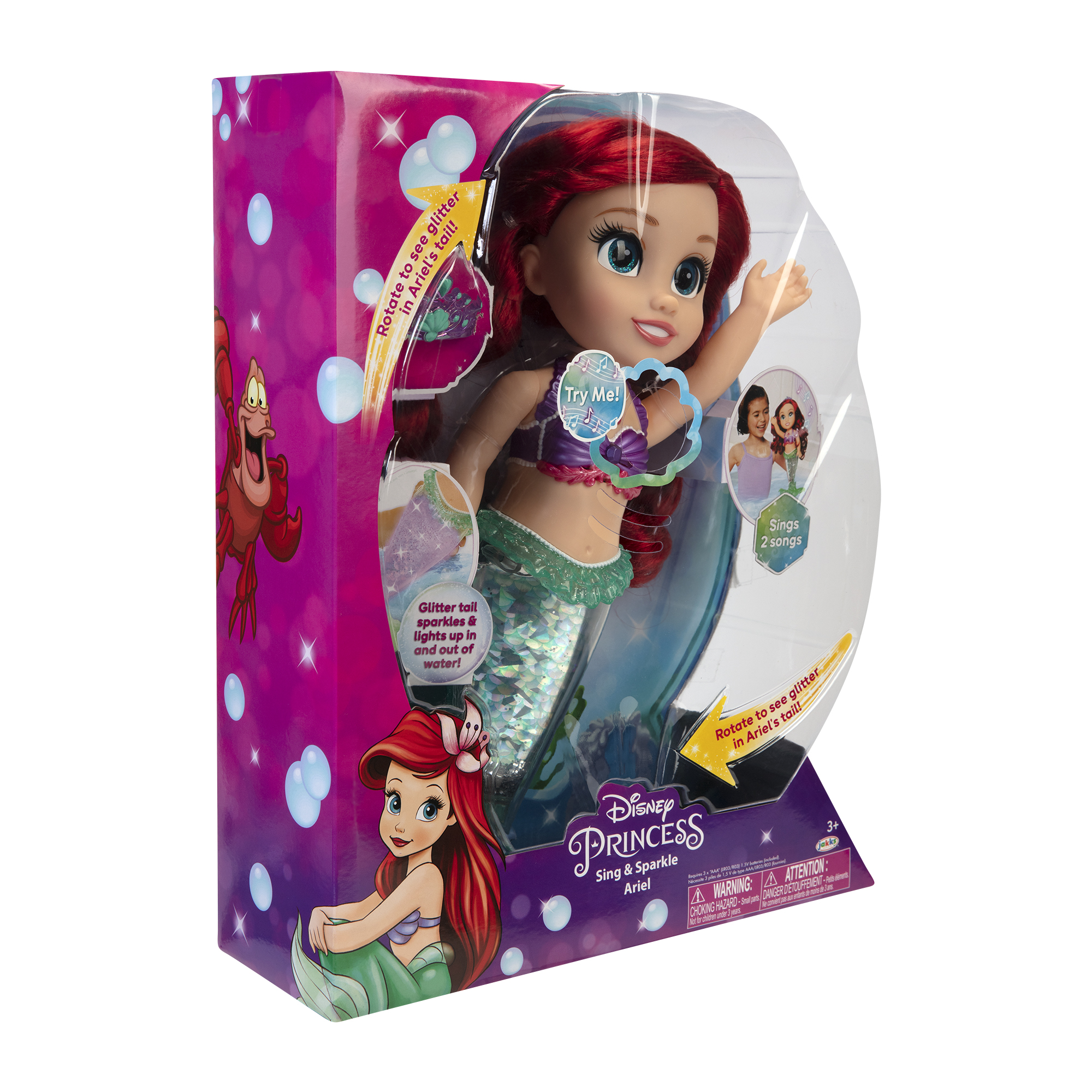 Кукла Disney Princess Jakks Pacific Ариэль музыкальная 212021 212021 - фото 3