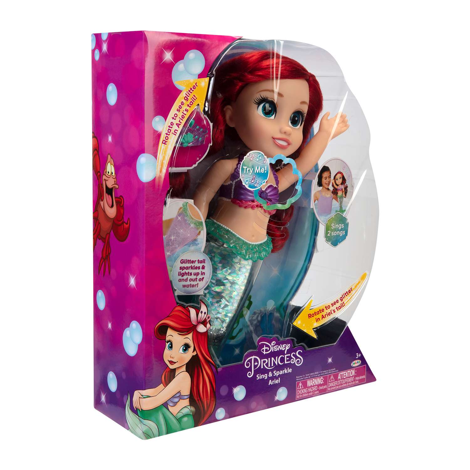 Кукла Disney Princess Jakks Pacific Ариэль музыкальная 212021 212021 - фото 3