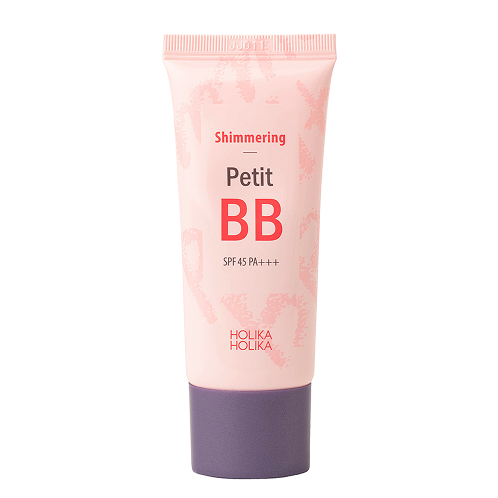 ББ-крем для лица Holika Holika придающий сияние тон 01 слоновая кость Petit BB Shimmering SPF 45 PA+++ 30 мл - фото 1