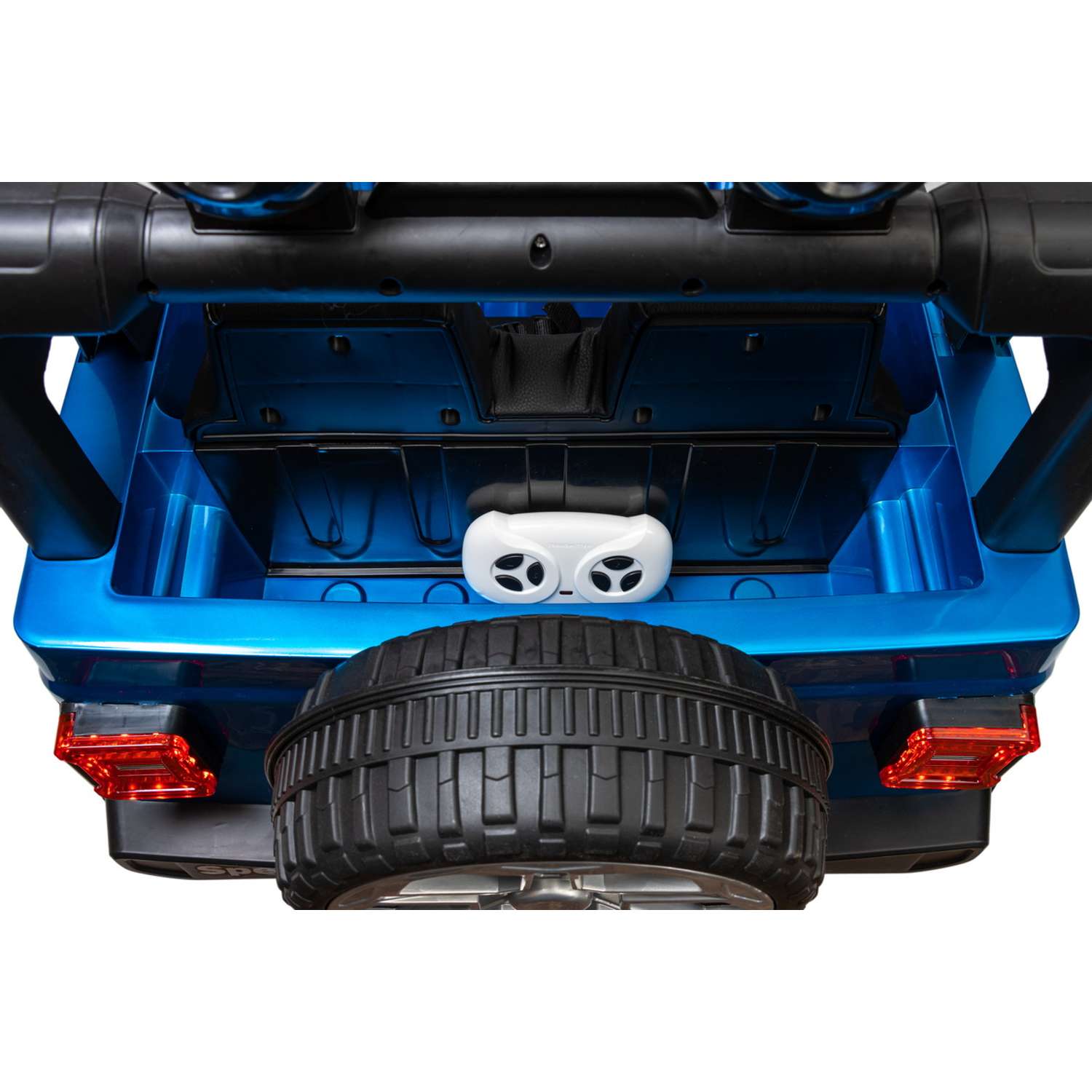 Электромобиль TOYLAND Джип Jeep Rubicon 5016 синий - фото 8