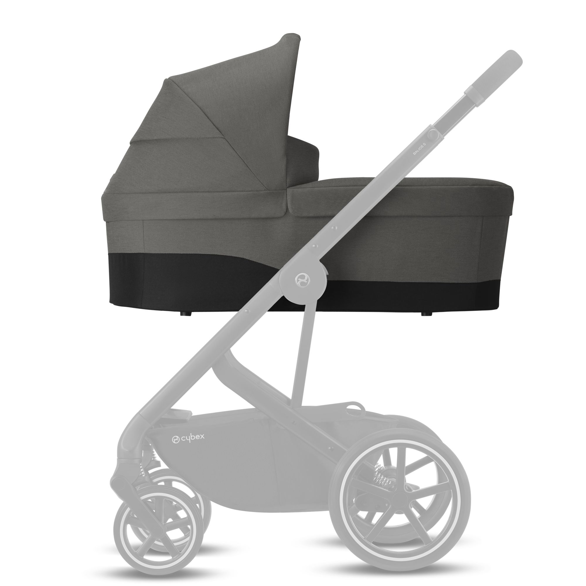 Коляска 3в1 Cybex Balios S Lux BLK Soho Grey - фото 5