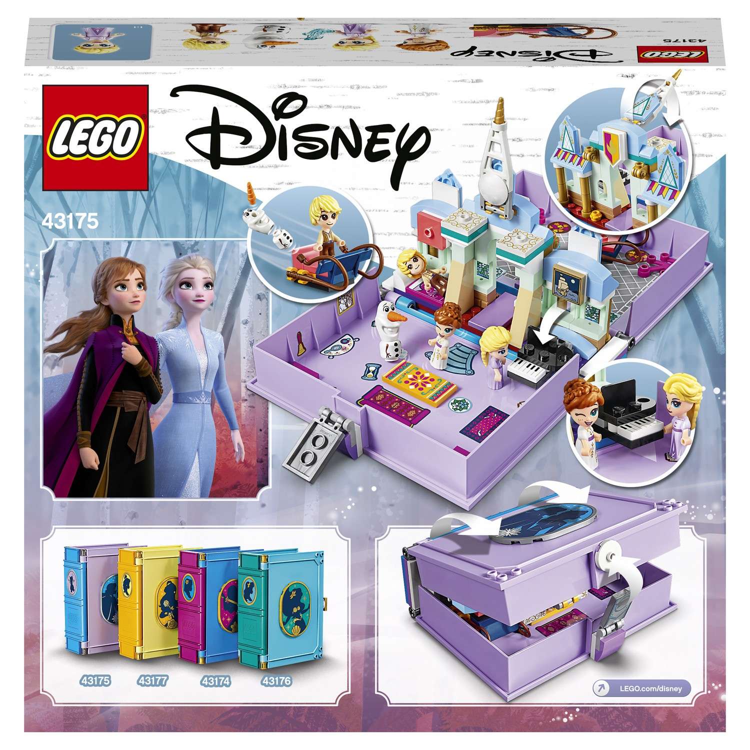 Конструктор LEGO Disney Princess Книга приключений Анны и Эльзы 43175 - фото 3