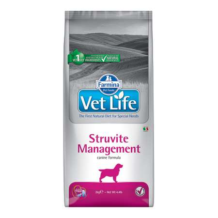Корм для собак Farmina VetLife при мочекаменной болезни 2кг