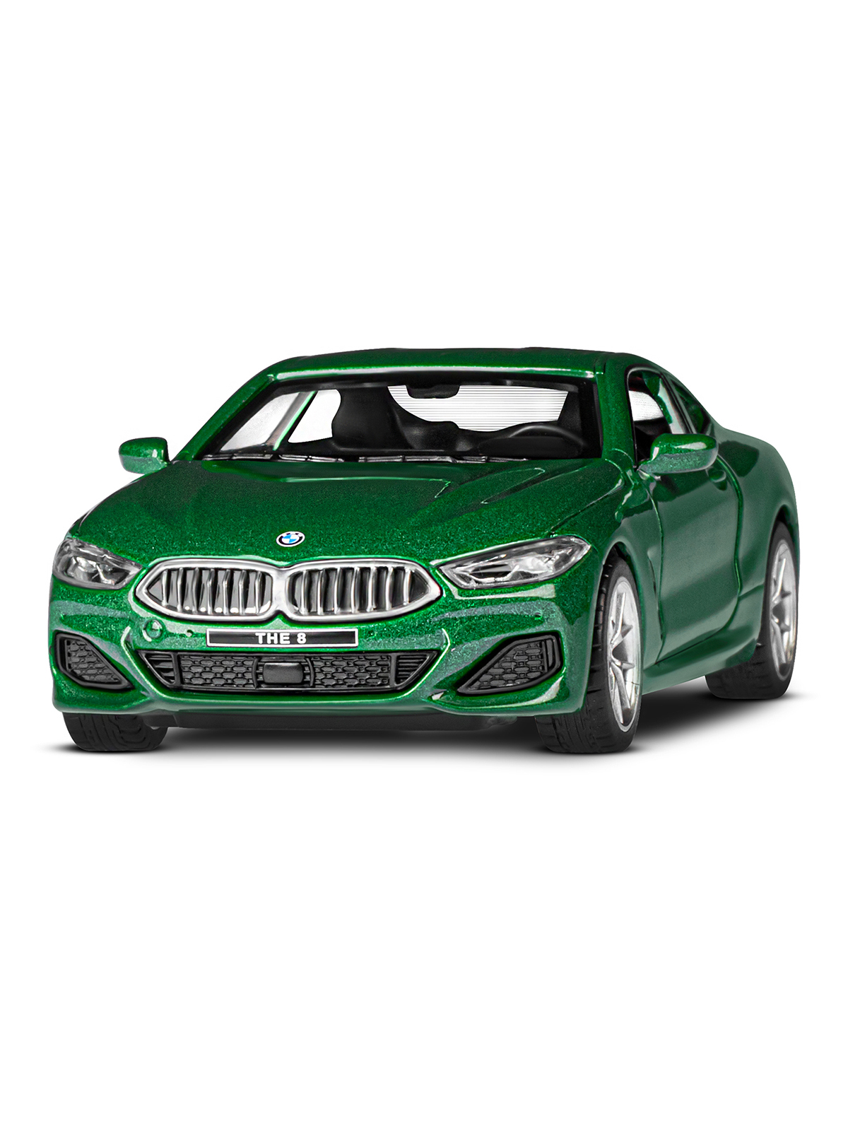 Автомобиль АВТОпанорама BMW M850i Coupe 1:35 зеленый JB1251583 - фото 10