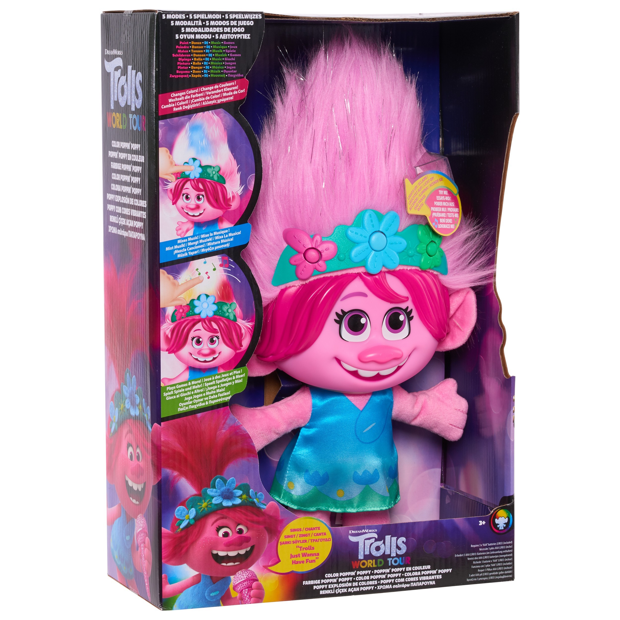 Фигурка Trolls Мировой тур Poppy 65405 - фото 2