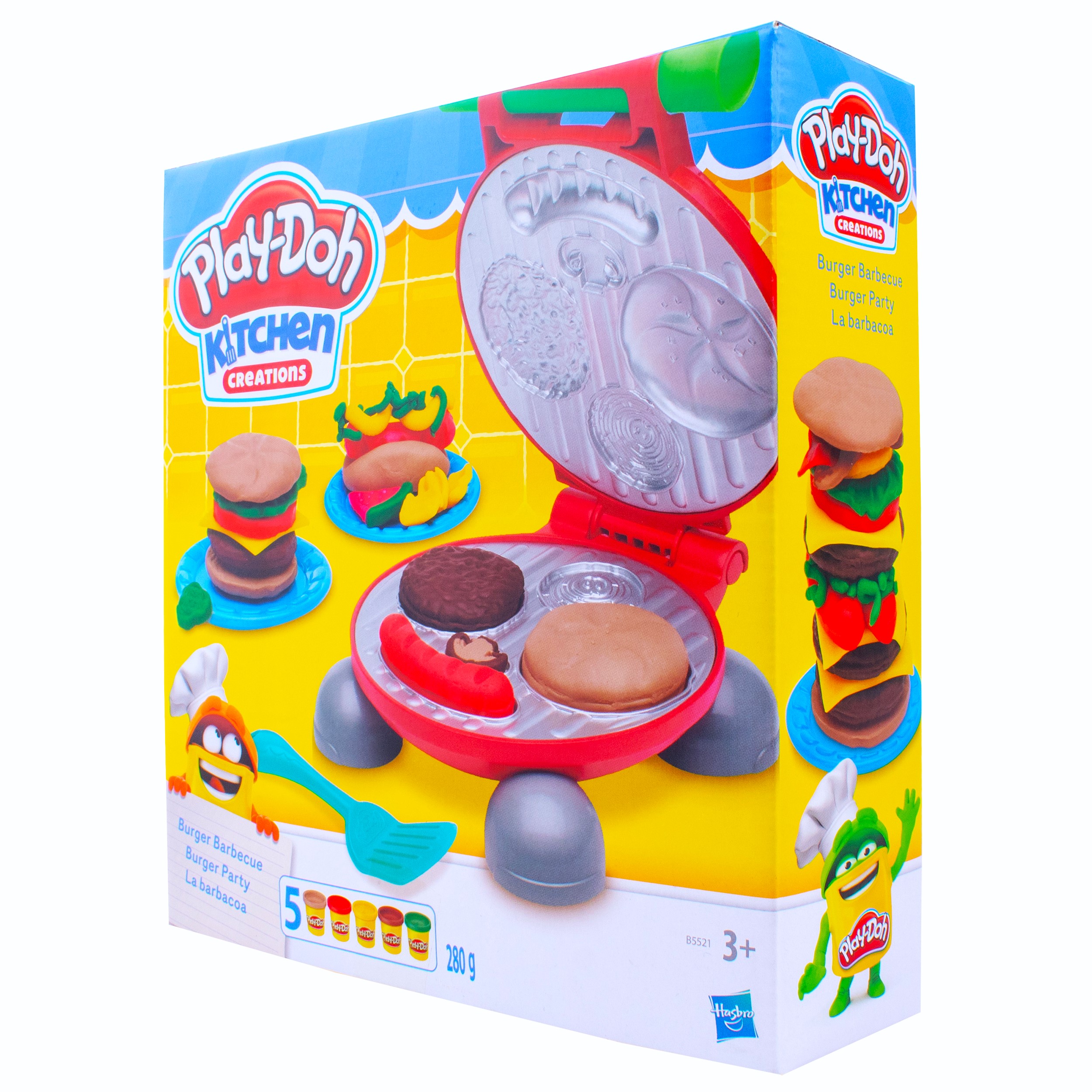 Набор для лепки Hasbro Play-Doh Бургер-гриль - фото 4