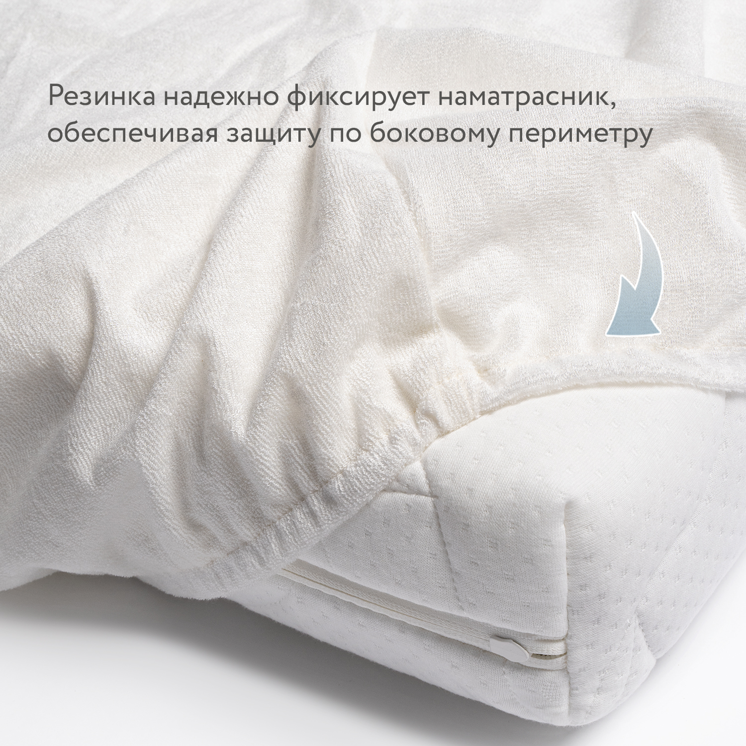 Наматрасник Plitex Bamboo Waterproof Lux непромокаемый 120*60см НН-01.1 - фото 7