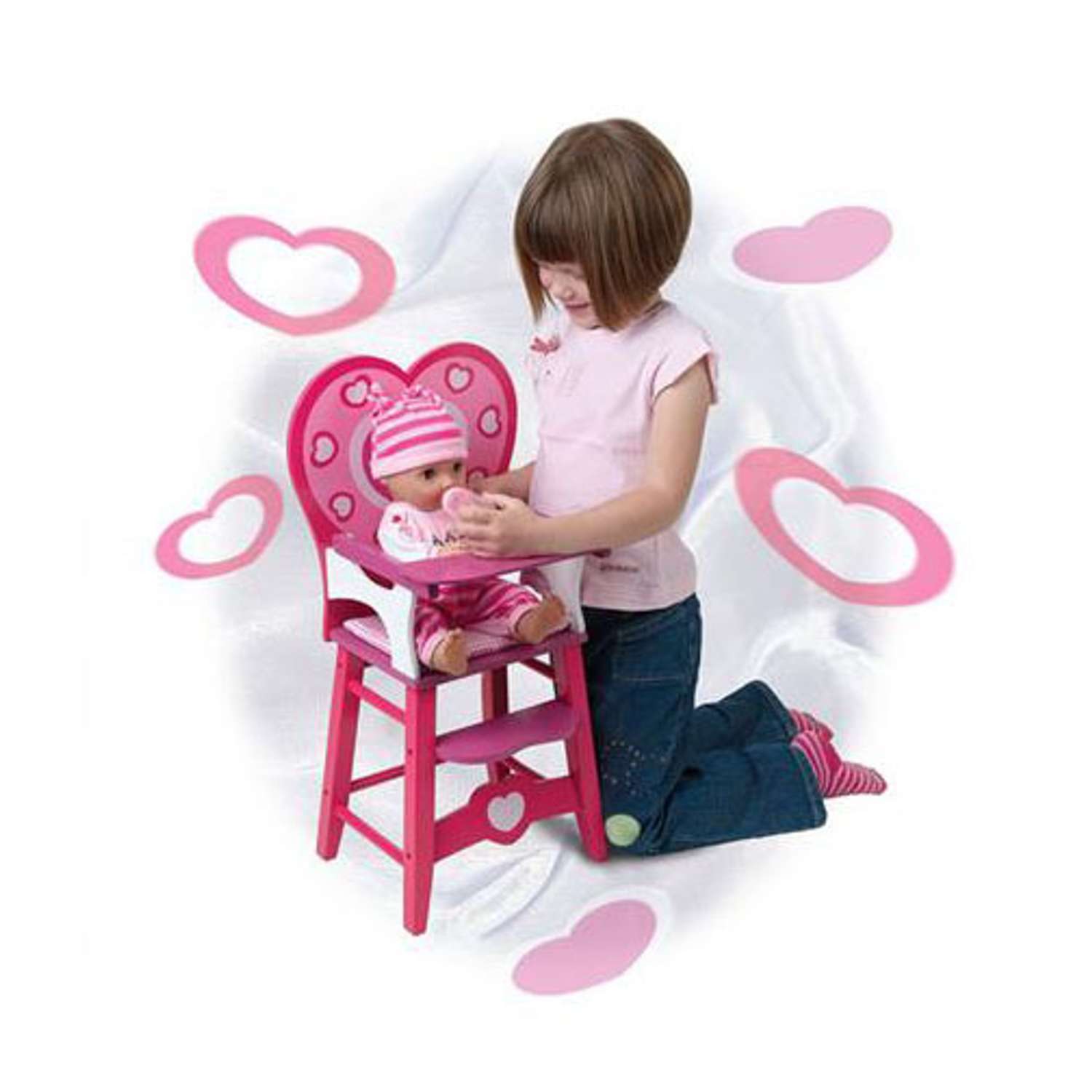 Мебель кукольная Devik Toys Деревянный стульчик 8610 - фото 2
