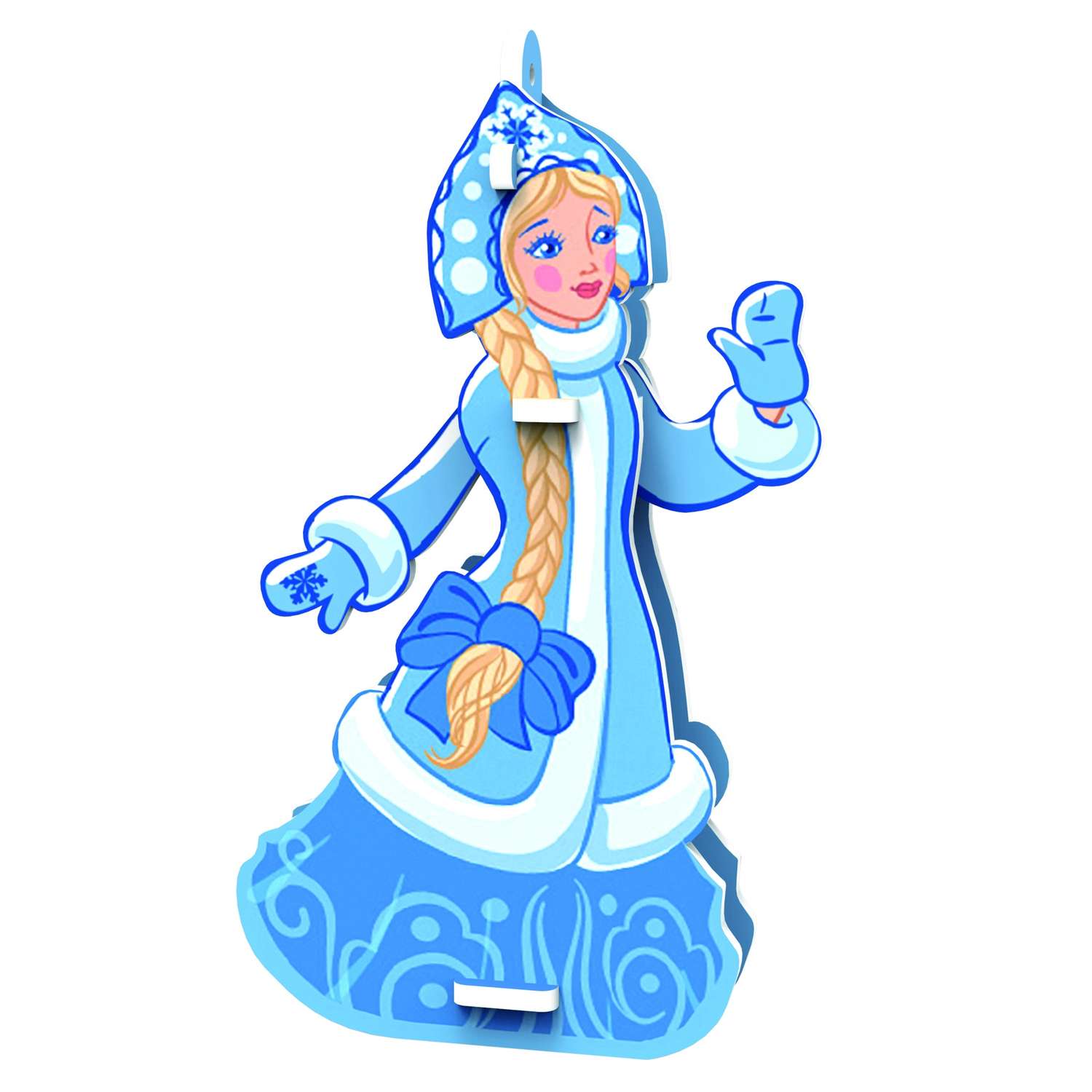 Новогоднее украшение IQ 3D PUZZLE Снегурочка - фото 1